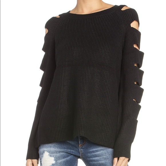 Stitches and Stripes Cut-Out Sweater - Picture 10 of 12